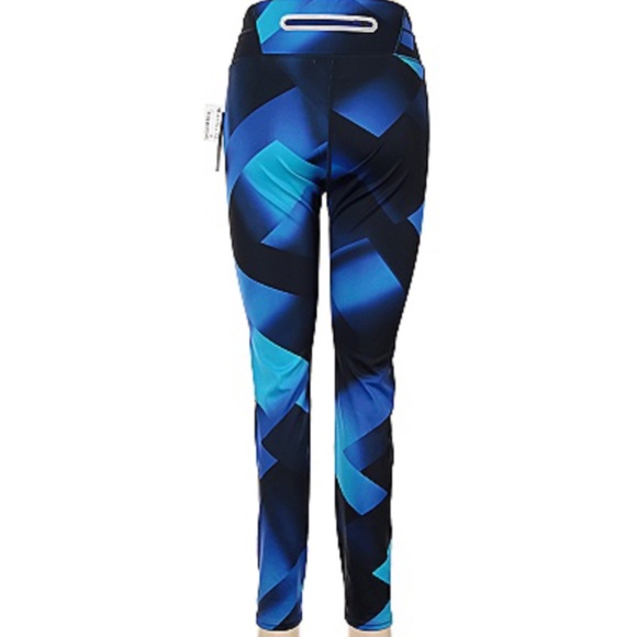 NWT Athlete Beautiful Royal Blue Leggings in Size Large - Excellent Condition - Picture 3 of 6